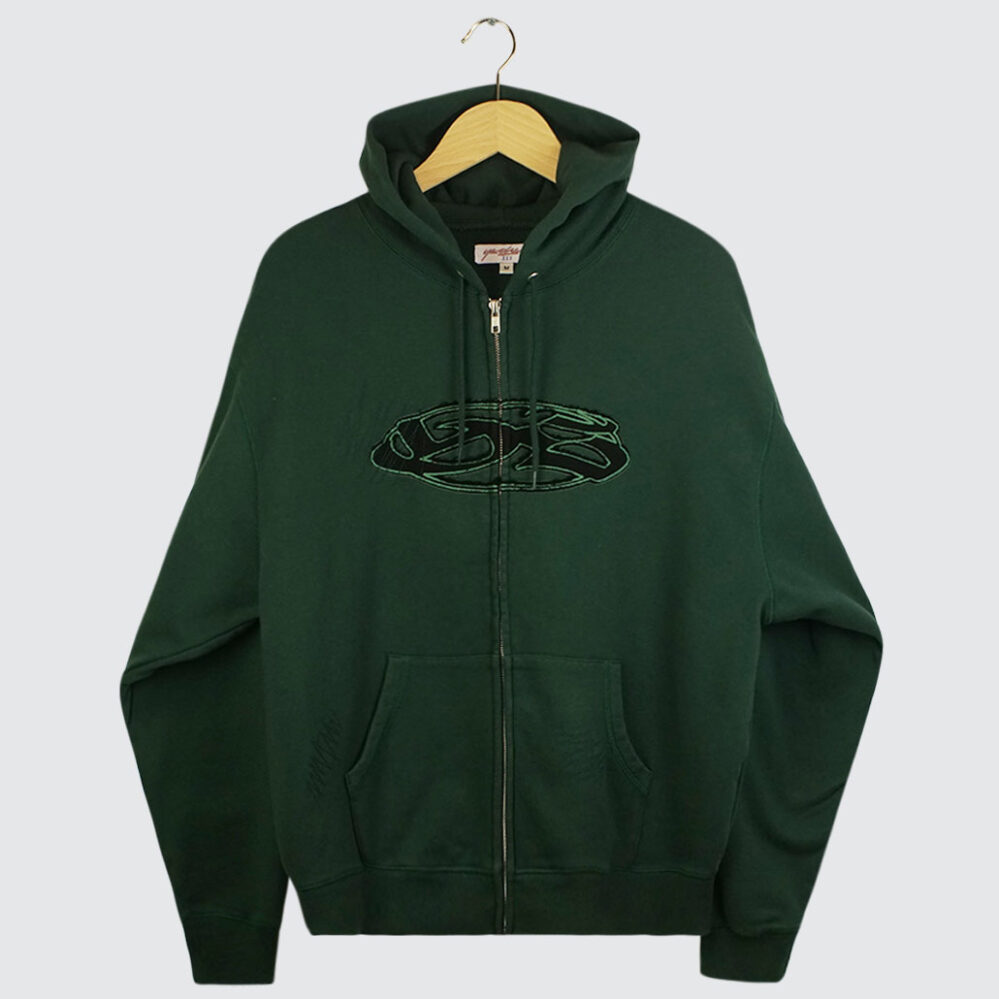 Yardsale YS Sports Spray Zip Hoodie Green