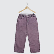 Dime Classic Relaxed Denim Pants Overdyed Plum Dime Classic Relaxed Denim Pants Overdyed Plum