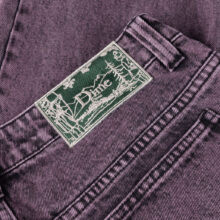 Dime Classic Relaxed Denim Pants Overdyed Plum Dime Classic Relaxed Denim Pants Overdyed Plum