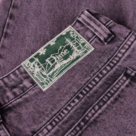 Dime Classic Relaxed Denim Pants Overdyed Plum