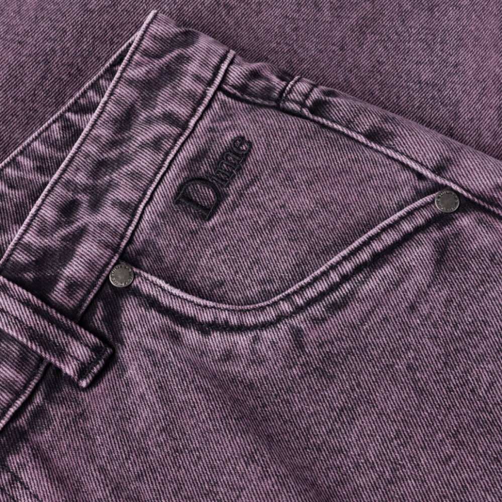 Dime Classic Relaxed Denim Pants Overdyed Plum Dime Classic Relaxed Denim Pants Overdyed Plum