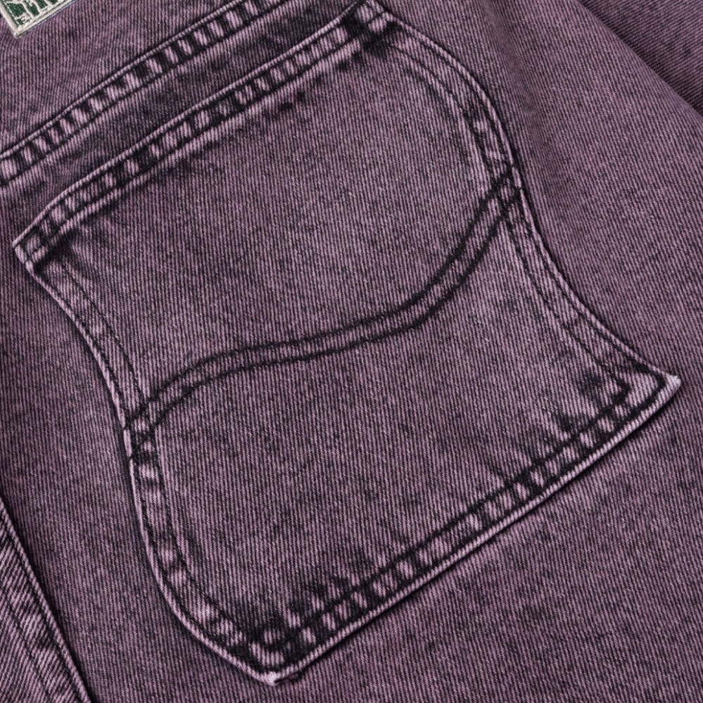 Dime Classic Relaxed Denim Pants Overdyed Plum Dime Classic Relaxed Denim Pants Overdyed Plum