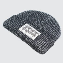 Pass~Port Edible Flowers Beanie Black/White Speckle