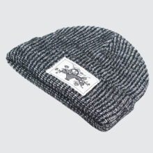 Pass~Port Edible Flowers Beanie Black/White Speckle