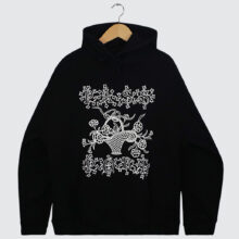 Pass~Port Edible Flowers Hoodie Black Pass~Port Edible Flowers Hoodie Black