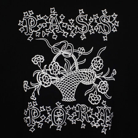 Pass~Port Edible Flowers Hoodie Black Pass~Port Edible Flowers Hoodie Black