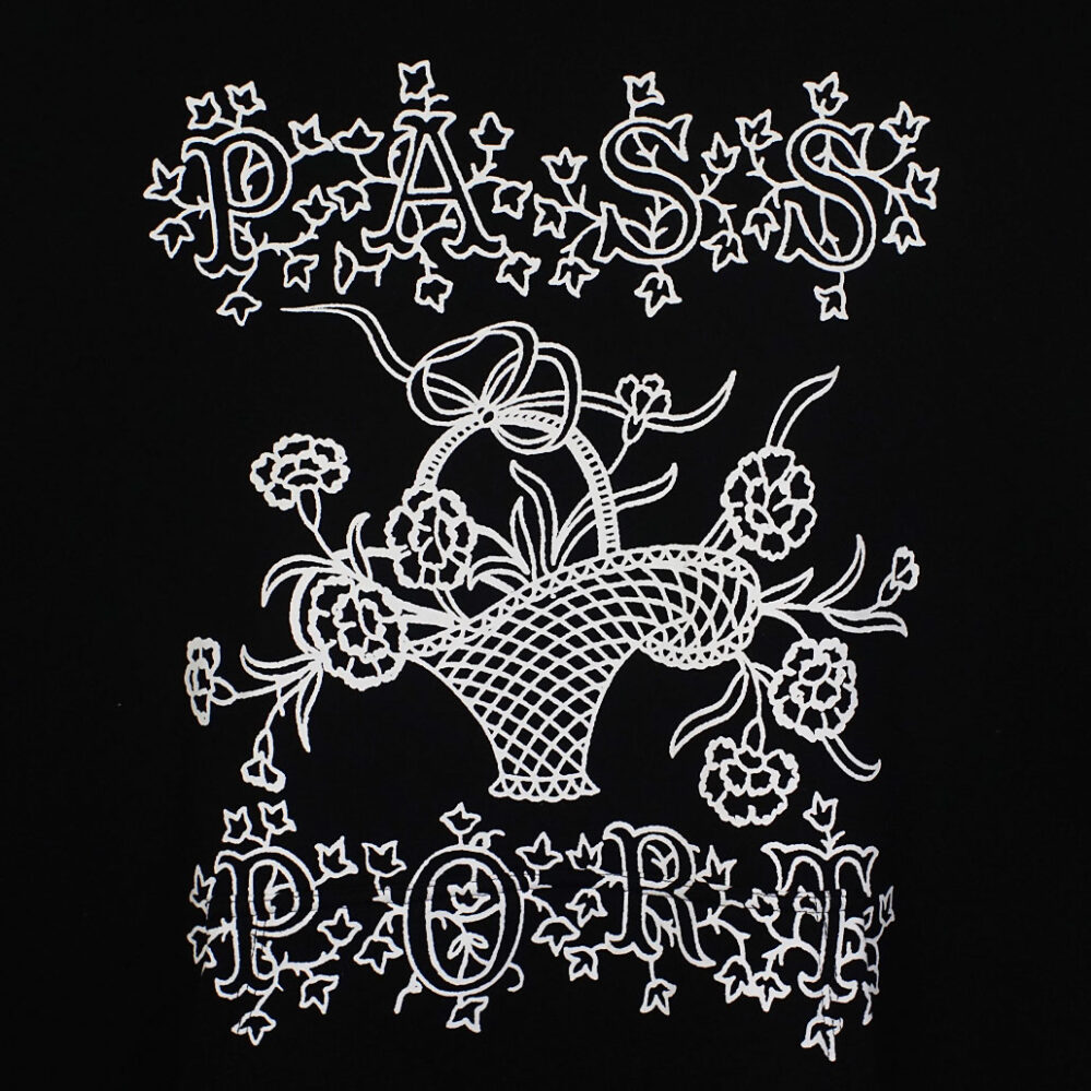 Pass~Port Edible Flowers Hoodie Black Pass~Port Edible Flowers Hoodie Black