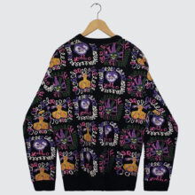 Pass~Port Faces Knit Sweater Black