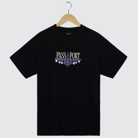 Pass~Port Lily of The Valley T-Shirt Black Pass~Port Lily of The Valley T-Shirt Black