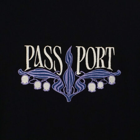 Pass~Port Lily of The Valley T-Shirt Black Pass~Port Lily of The Valley T-Shirt Black