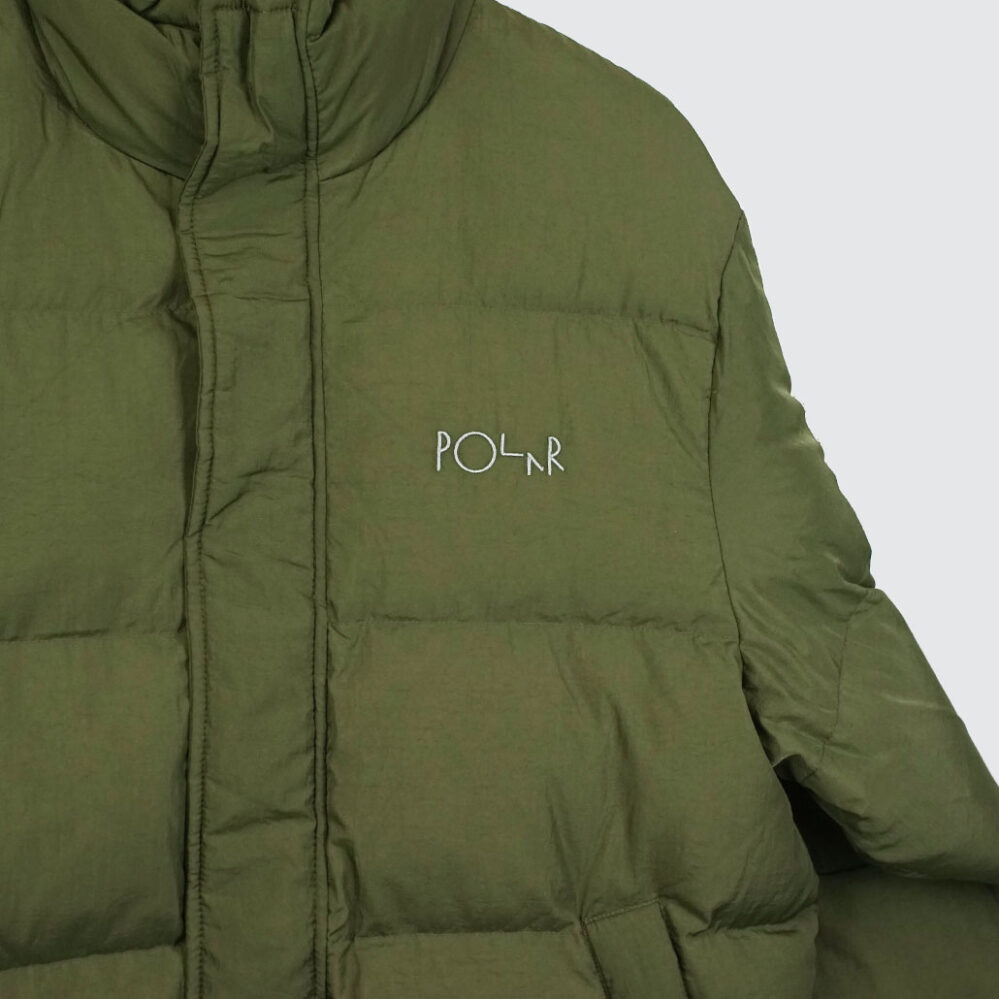 Polar Skate Co. Basic Puffer Army Green Polar Skate Co. Basic Puffer Army Green