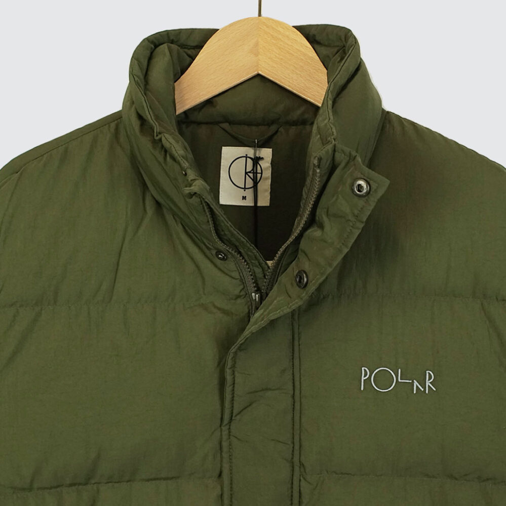 Polar Skate Co. Basic Puffer Army Green Polar Skate Co. Basic Puffer Army Green