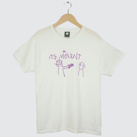Violet It’s Violent T-Shirt White Violet It’s Violent T-Shirt White