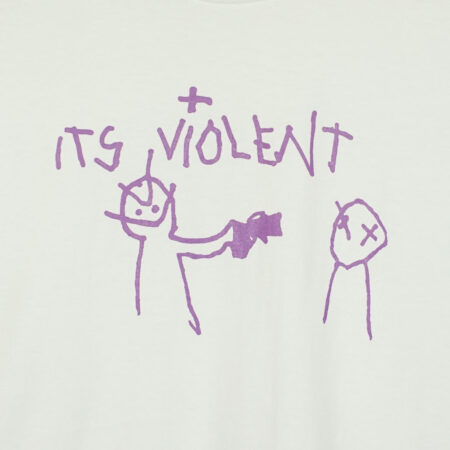 Violet It’s Violent T-Shirt White Violet It’s Violent T-Shirt White