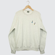 Violet Mickey Loves Mini Crewneck Heather Grey