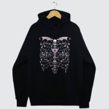 EC Melodi Rib Cage Hoodie Black EC Melodi Rib Cage Hoodie Black