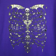 EC Melodi Rib Cage T-Shirt Purple EC Melodi Rib Cage T-Shirt Purple