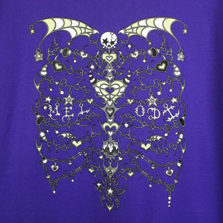 EC Melodi Rib Cage T-Shirt Purple EC Melodi Rib Cage T-Shirt Purple