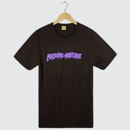 Fucking Awesome 2025 Stamp Logo T-Shirt Brown