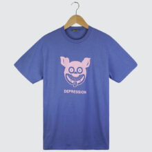 Fucking Awesome Depression T-Shirt Violet