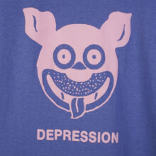 Fucking Awesome Depression T-Shirt Violet