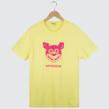 Fucking Awesome Depression T-Shirt Yellow