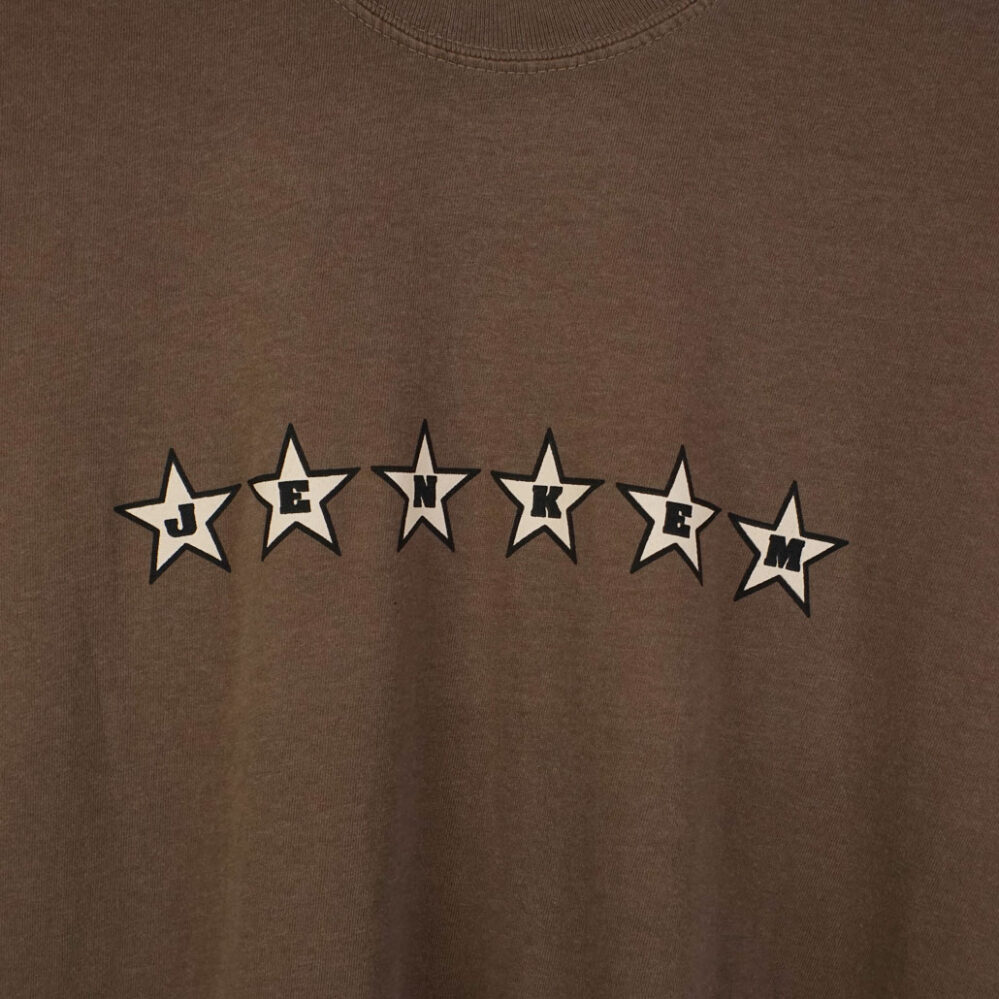 Jenkem Magazine 6 Star T-Shirt Brown