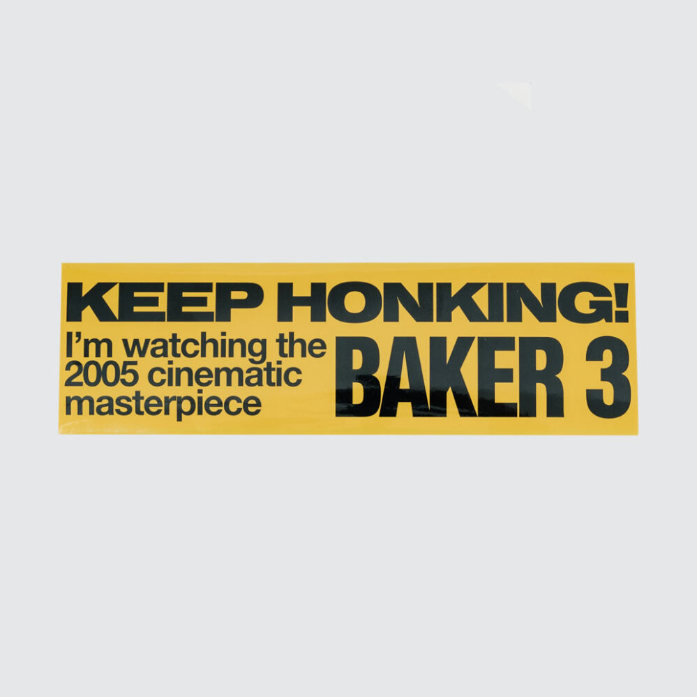 Jenkem Magazine Baker 3 Bumper Sticker