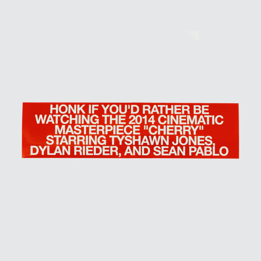 Jenkem Magazine Cherry Bumper Sticker