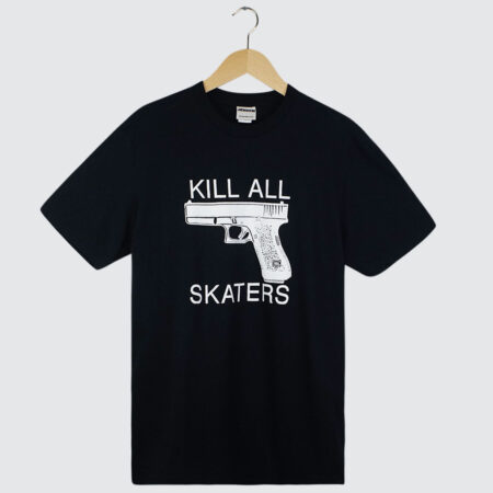 Jenkem Magazine Kill All Skaters T-Shirt Black Jenkem Magazine Kill All Skaters T-Shirt Black