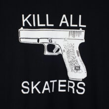 Jenkem Magazine Kill All Skaters T-Shirt Black
