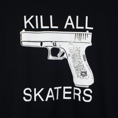 Jenkem Magazine Kill All Skaters T-Shirt Black Jenkem Magazine Kill All Skaters T-Shirt Black