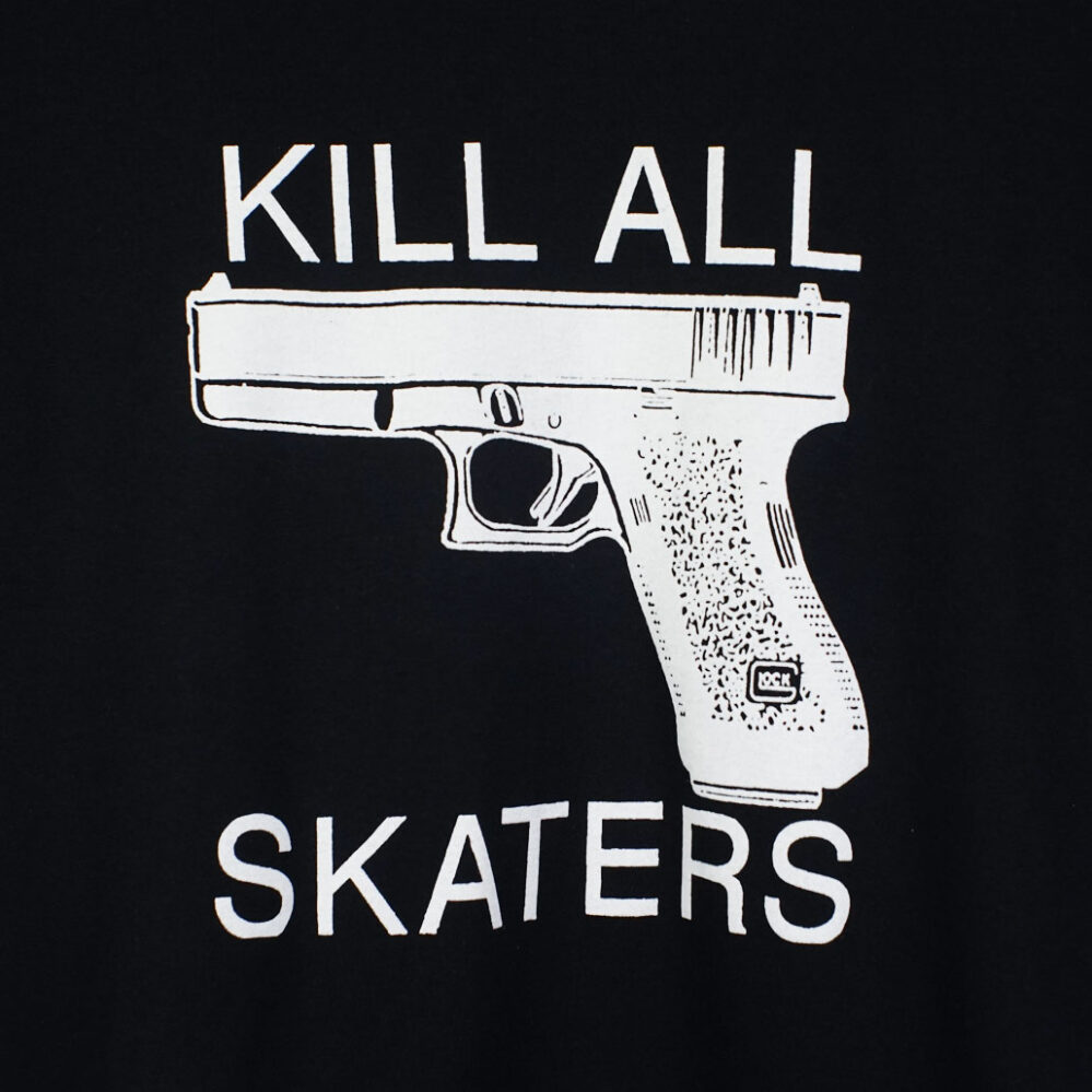 Jenkem Magazine Kill All Skaters T-Shirt Black