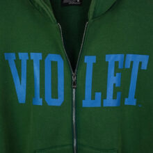 Violet x David Enth Zip-Hoodie Green Violet x David Enth Zip-Hoodie Green