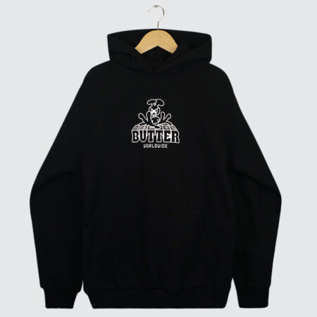 Butter Goods Alien Pullover Hoodie Black Butter Goods Alien Pullover Hoodie Black