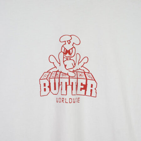 Butter Goods Alien T-Shirt White Butter Goods Alien T-Shirt White