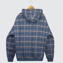 Butter Goods Edge Applique Zip Hoodie Plaid Butter Goods Edge Applique Zip Hoodie Plaid