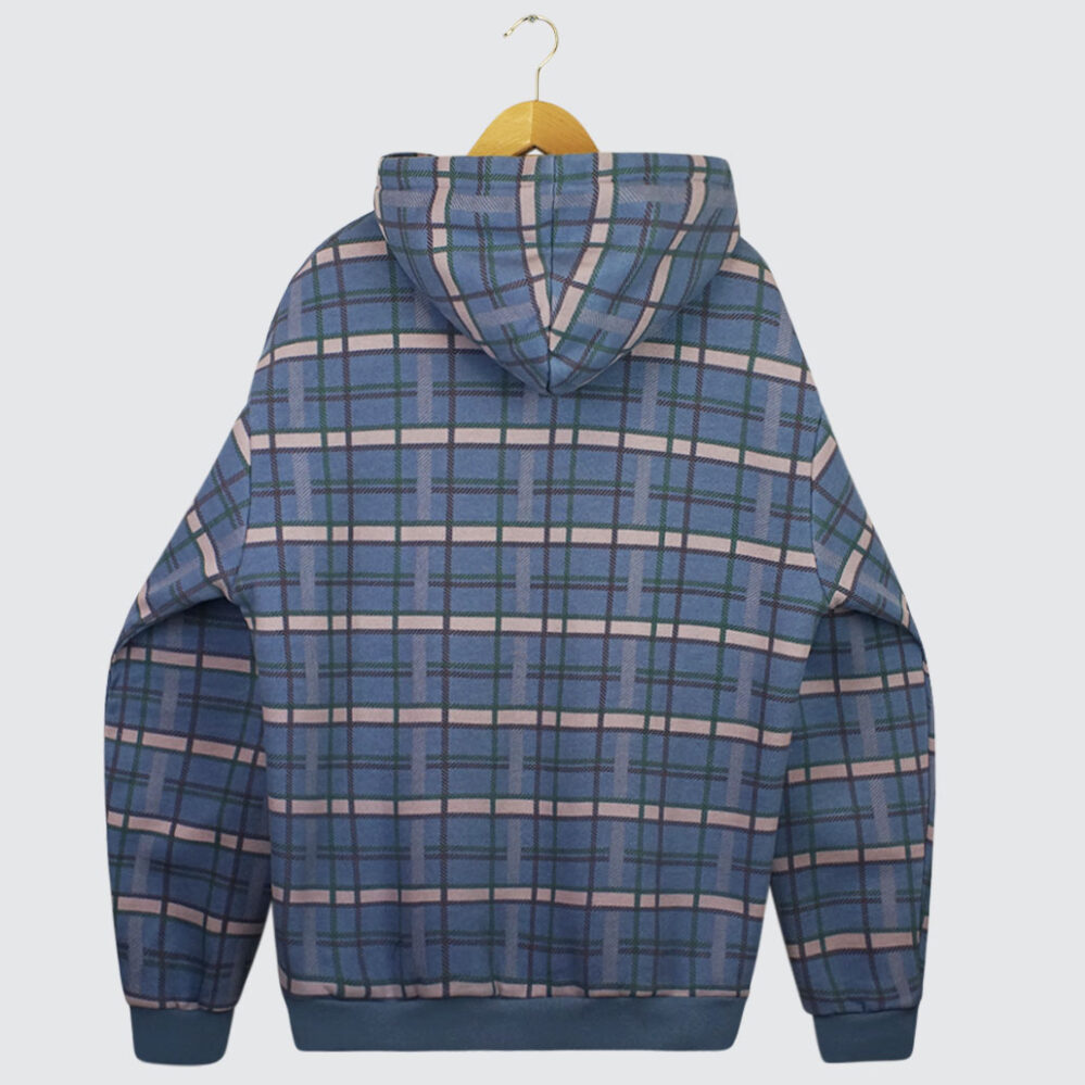 Butter Goods Edge Applique Zip Hoodie Plaid Butter Goods Edge Applique Zip Hoodie Plaid