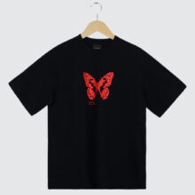Bye Jeremy Butterfly T-Shirt Black/Red Bye Jeremy Butterfly T-Shirt Black/Red