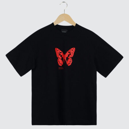 Bye Jeremy Butterfly T-Shirt Black/Red Bye Jeremy Butterfly T-Shirt Black/Red