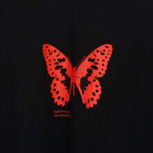 Bye Jeremy Butterfly T-Shirt Black/Red Bye Jeremy Butterfly T-Shirt Black/Red