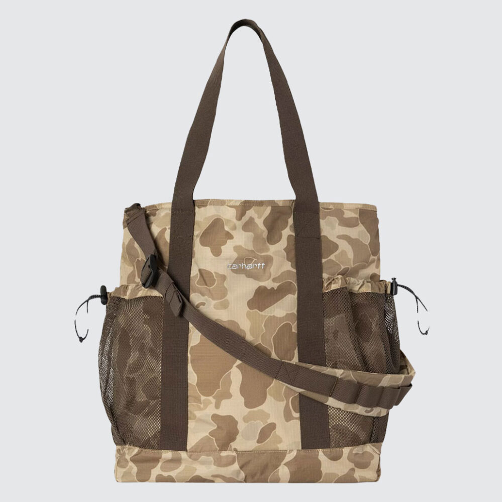 Carhartt WIP Irwin Tote Bag Camo Duck,Desert/Liberica/Black