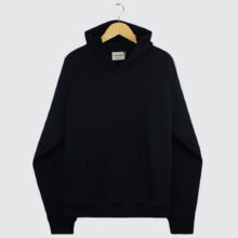 Cleptomanicx Ligull Boxy Cropped Hoodie Black