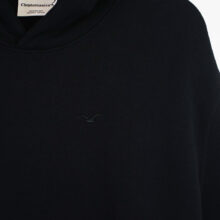 Cleptomanicx Ligull Boxy Cropped Hoodie Black