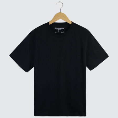 Cleptomanicx Ligull Boxy Cropped T-Shirt Black Cleptomanicx Ligull Boxy Cropped T-Shirt Black