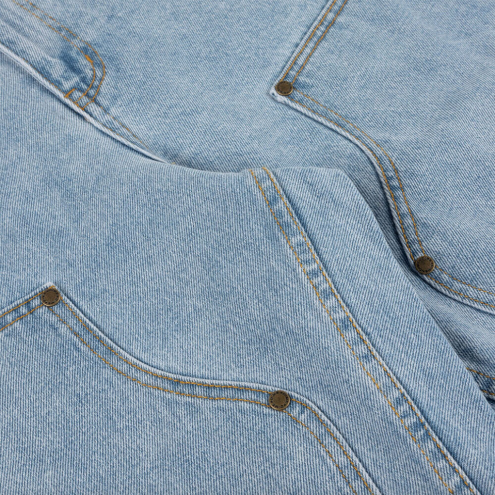 Dime Carpenter Denim Shorts Blue Washed