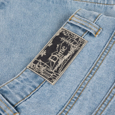 Dime Carpenter Denim Shorts Blue Washed