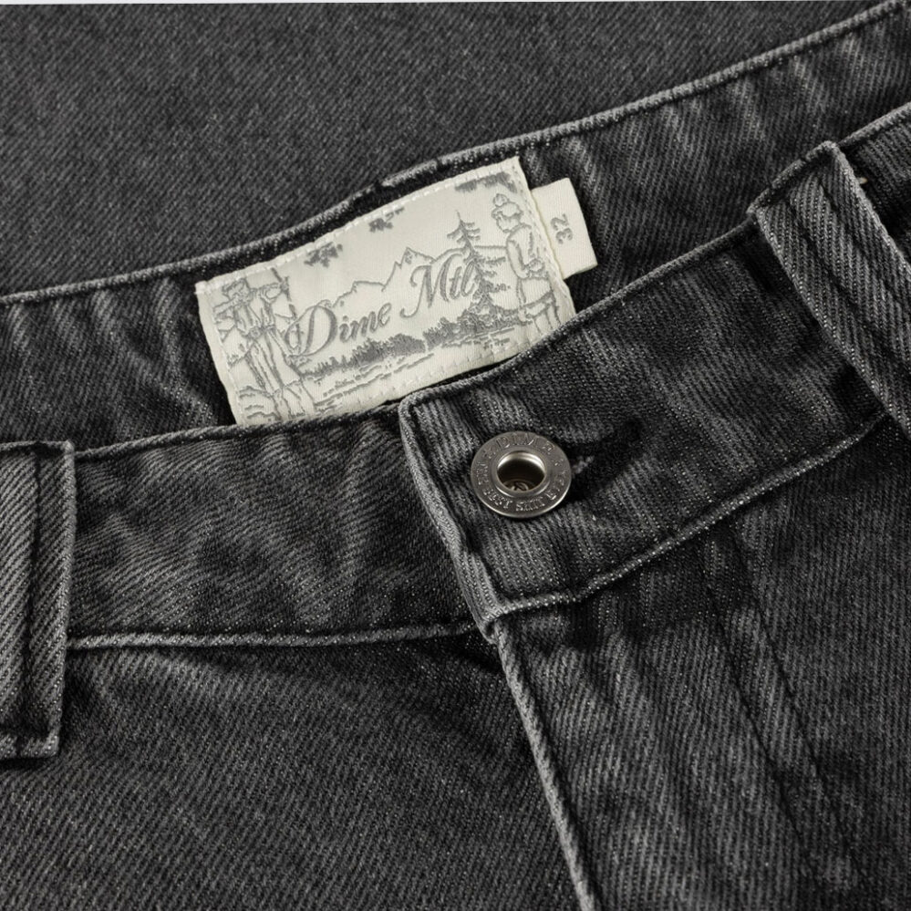 Dime Carpenter Denim Shorts Faded Black Dime Carpenter Denim Shorts Faded Black