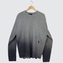 Dime Cat Knit Crewneck Storm Dime Cat Knit Crewneck Storm