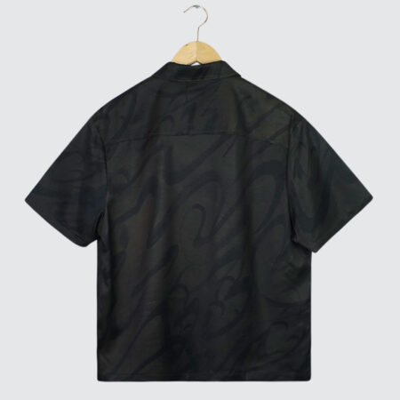 Dime Chilling Satin Shirt Black